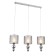Suspended EVOLUCE lamp. Sle107103-03. Pazione. 3x40 watts, E27, 59x14x27 cm, chromium color