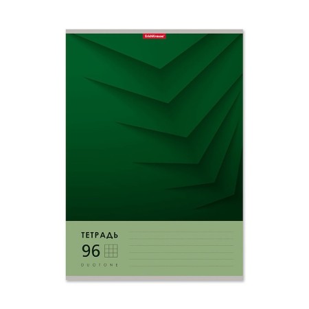 A4 notebook, 96 sheets in the cage on the Erichkrause Duotone Next braid, cover coated cardboard, offset unit, whiteness 100%, mix-2