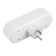 Tip electric rexant, 16 a, with salary, linear, white