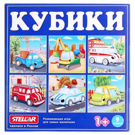 Cubes in pictures, 9 pcs.-3