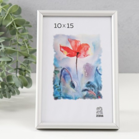 Photo frame aluminum, 10x15 cm