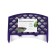 Decorative fence, 35 × 220 cm, 5 sections, plastic, lilac, Romanika, Greengo