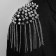 Brooch "Epipol" spikes, silver color