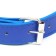 A collar made of artificial leather with a wool for engraving 52 x 2.5 cm, Osh 35-45 cm, blue