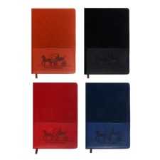 The diary is low, PVC cover, A5 format, 140 sheets in a cage, mix