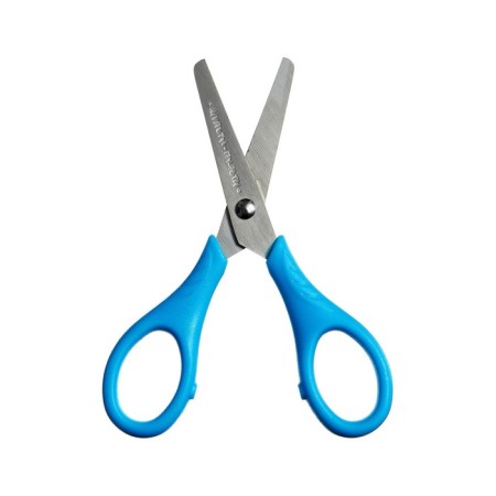 Scissors 12.8 cm children's multi-bullets "Raccoon Adventures", mix, euro suspension-5