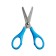 Scissors 12.8 cm children's multi-bullets "Raccoon Adventures", mix, euro suspension