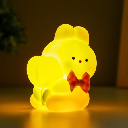 Night "Bunny" LED from batteries white-yellow 8x10 cm Risalux-5