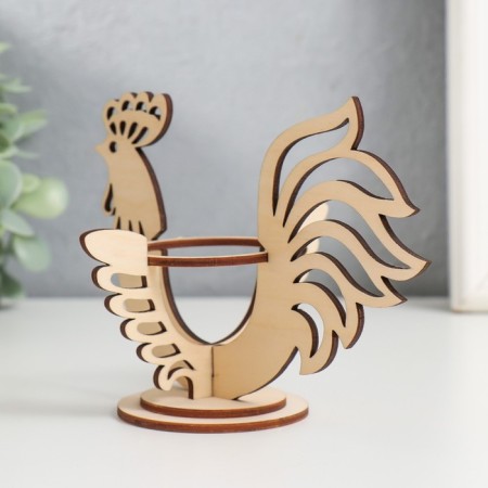 Easter stand "Cockerel" 14.5x10.3x10 cm (set of 5 parts)-4