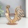 Easter stand "Cockerel" 14.5x10.3x10 cm (set of 5 parts)