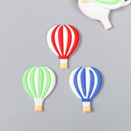 Decor for creativity rubber "Air ball" set 15 pcs mix 3.5x2.5 cm