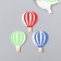 Decor for creativity rubber "Air ball" set 15 pcs mix 3.5x2.5 cm
