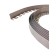 Garden plastic curb, 55 mm, brown, 10 m + 30 stakes, "mango