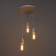Lamp "Skin" 3he27 40W white 30x30x16-60cm