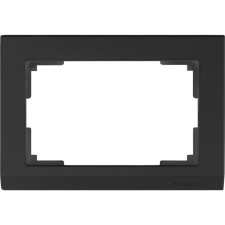Frame for a double outlet WL04-FRAME-01-DBL-Black, black color