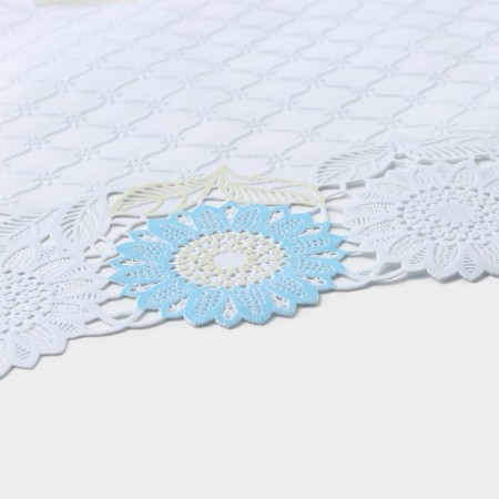 Openwork napkin for the table "Sunflower", 45 × 30 cm, the color of the yellow-blue-2