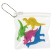 A set of curly eraser 4 pieces "dinosaurs" in a package on a zip-carrier (barcode on a piece) mix