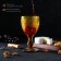 Magistro glass glass "Vilero", 280 ml, 8 × 16.5 cm, yellow color