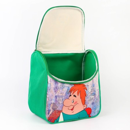 Children's backpack on a zipper from above, textiles, 20 cm x 11 cm x 26 cm "Kid and Carlson", Soyuzmultfilm-1