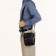 Male bag with lightning, black color
