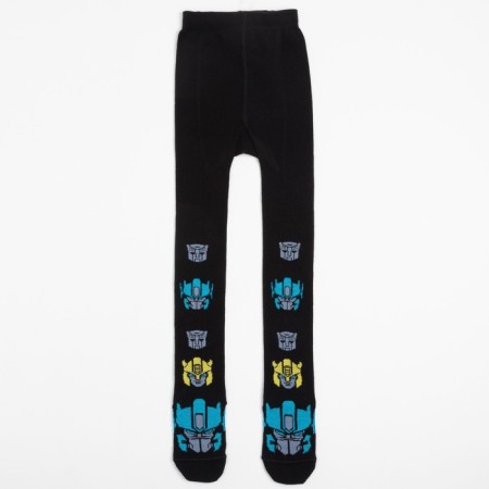 Children's tights "Transformers", height 92-98 cm, black color-2
