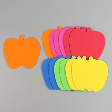 A set of figures from EVA "Apple", 12 pcs., Mix color-1