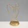 Stand for jewelry "Semi-profile" h = 26, d = 13, color gold
