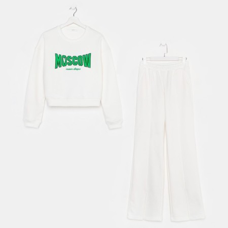 Women's costume (jumper and trousers) Mist Moscow, p. 40-42, milk-9