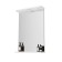 Universal mirror Sansstar "50" with backlight and shelf