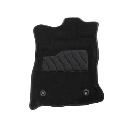3D mats for Toyota Fortuner II, 2017-n, black, set-1