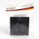Switch (switch) electric 2-clavy, stekker series Erna, PSW10-9008-03, black 1022451