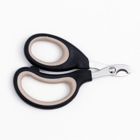 Cogerus scissors "Pighon" Premium with an ergonomic handle, black and beige-4