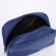 Lightning cosmetic bag, external pocket, blue color