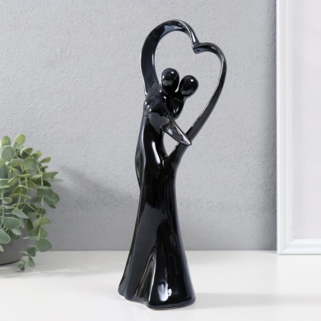 Souvenir Ceramics "One Love" Black 28x11x8 cm-3