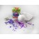 Set for creativity "New Year's ball with your own hands" purple