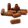 Totem bead, 2.7 × 1 × 1 cm, set 10 pcs., Brown color