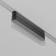 Adapter to the Radity track lamp 222 mm Tra084FC-11LB, 22.2x2.5x5.2 cm, black color