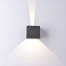 Wall lamp Mantra Davos, LED, 1100LM, 4000K, 100x100x100 mm, dark gray color