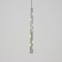 Settling Lamp "City" LED 5W 4000k chrome 2.5x2.5x40-140cm