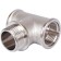 The STOUT SFT-0065-000111, 1 "x 1" x 1 ", internal/external/internal, nickel. Brass