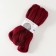 Fasting wool 100% half-toned wool 50g (1524-multicolor (black/burgundy))