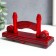 Tax for a fan tree "Red tree" 14x4x7 cm