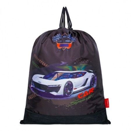 Frame backpack 35 x 26 x 18 cm, Across ACS1, filling: bag, black/orange ACS1-4-7