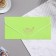 Money envelope "Happy Birthday!" velvet, green background, 19x9.3 cm