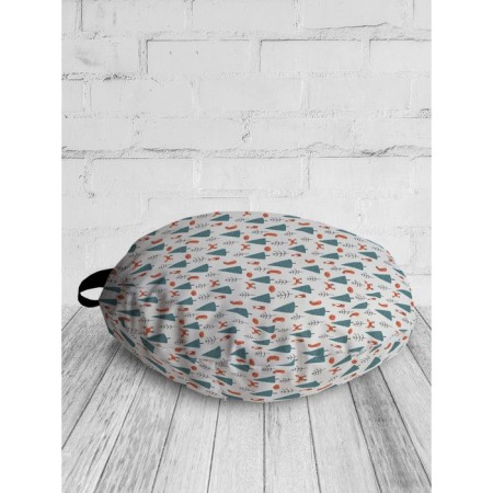 Pillow Siddle "Fox in the Forest", decorative, D = 52 cm-1