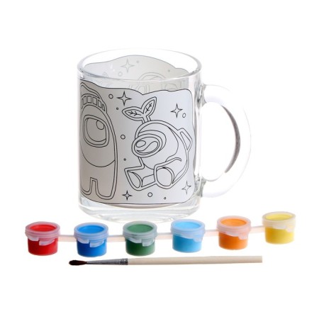 Set for creativity. Mug under the painting "In the game of astronautics"-2