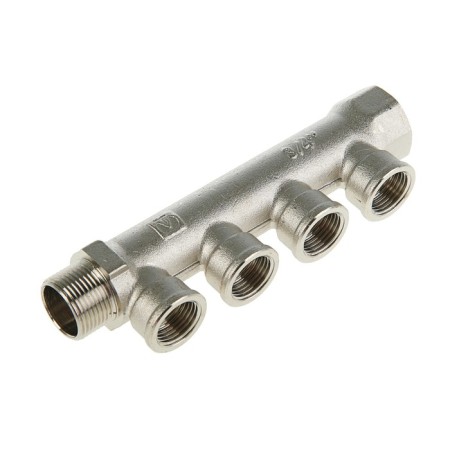 Collector Valtec, 3/4 "x 1/2" 4 outputs, with internal thread
