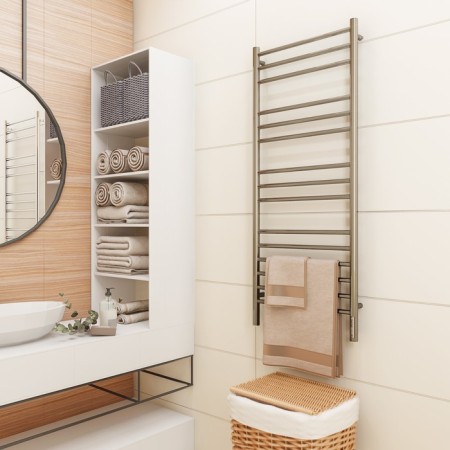 Terminus heated towel rail "Aurora" P15, 500x1300 mm, chrome-2