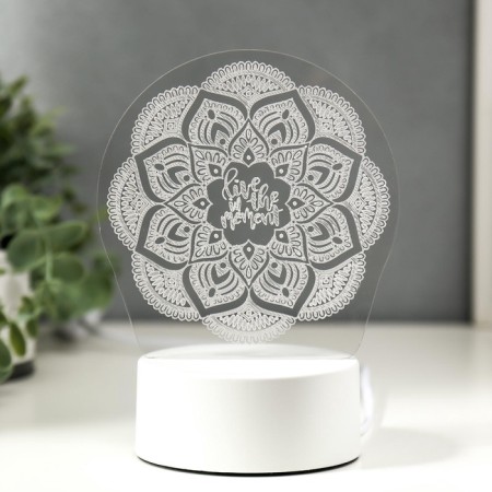 Light "pattern" Led RGB from the network 9.5x13x17 cm Risalux-3