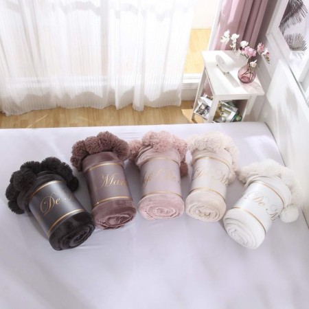 Super Ball bedspread, size 220x240 cm, mokko color-9